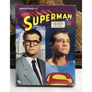 The Adventures of Superman: The Complete 3rd 4th Seasons (DVD 2006, 5DiscSealed